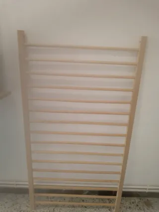 Cuna de madera IKEA + colchón