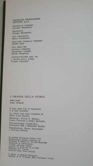 Collana “Grandi della Storia” monografie a colori