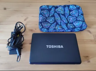 Portátil Toshiba Satellite Negro/Plateado
