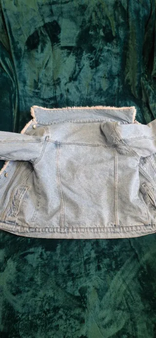 Chaqueta vaquera niña forro borrego talla 10 años