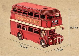 Maqueta Rolife Autobús Londres 3D TGM02 SIN ABRIR