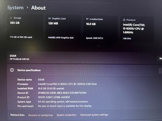 Portátil HP ProBook 640 G5 Gris Plata