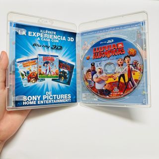 Blu-Ray 3D del film d'animazione Pioggia di Polpette