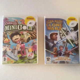 Lote 2 Giochi Wii: Carnival Mini Golf e Star Wars