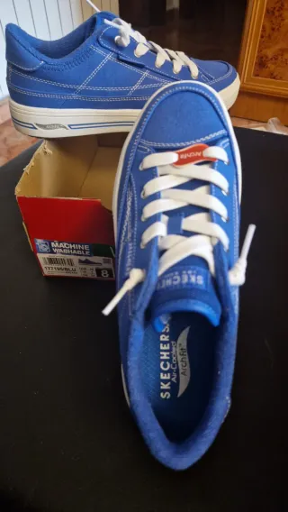 Zapatillas Skechers Azules precio tienda 75€