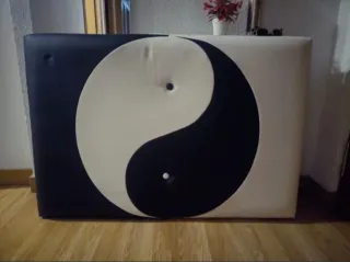 Cabecero de polipiel Yin Yang
