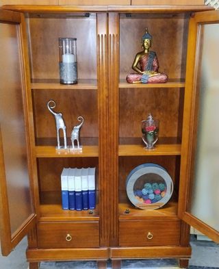 Vitrina madera cristal