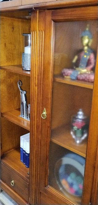 Vitrina madera cristal