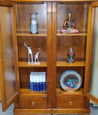 Vitrina madera cristal