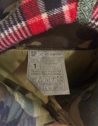 Chaqueta Goretex Camuflaje