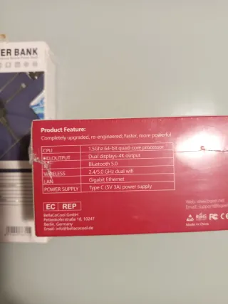 Raspberry Pi 4 Model B + Power Bank 2000mAh