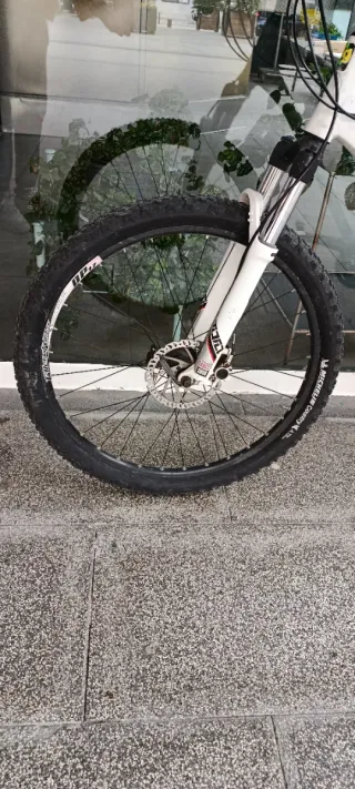 Bicicleta Giant Maxxis Blanca talla M