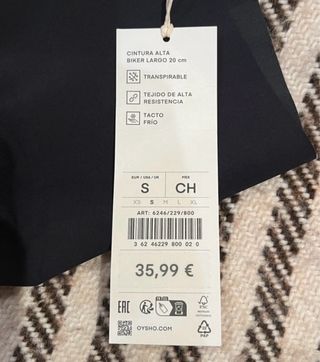 Mallas Oysho Negras Talla S