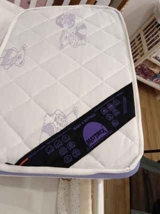 Colchón para bebé minicuna 50x75cm