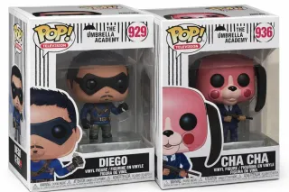 Lote Funko Pop! The Umbrella Academy Diego y Cha C