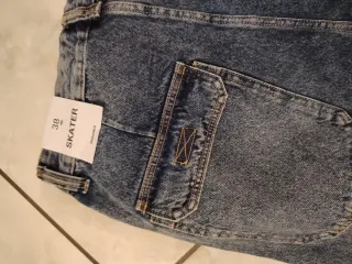 Jeans cargo uomo blu