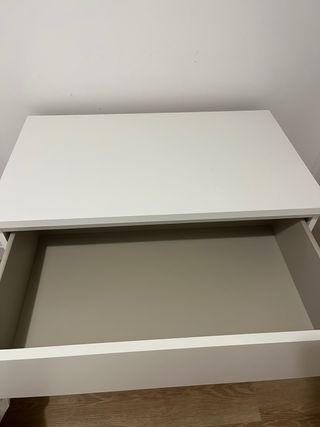 Cómoda MALM 3 cajones Ikea blanca