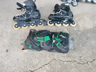 2 pares de Patines Decathlon Talla 40-41