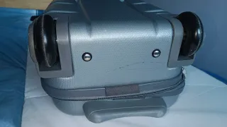 Maleta pequeña de viaje gris niños