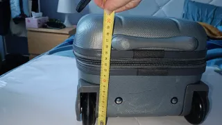 Maleta pequeña de viaje gris niños