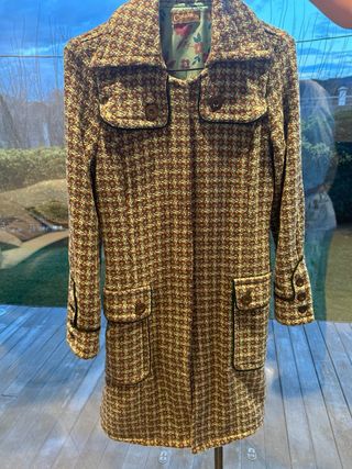 Abrigo vintage lana retro