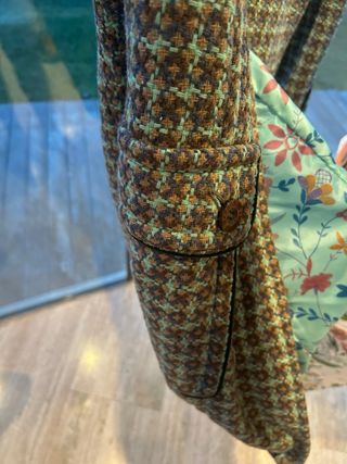 Abrigo vintage lana retro