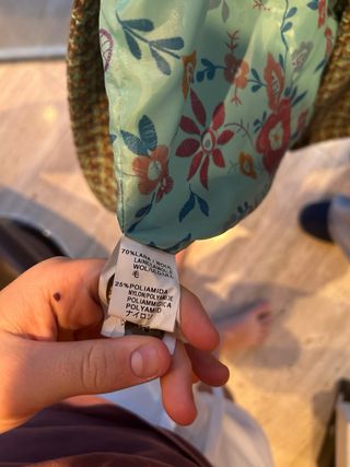 Abrigo vintage lana retro