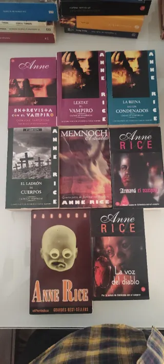 Lote libros Anne Rice (Crónicas Vampíricas)