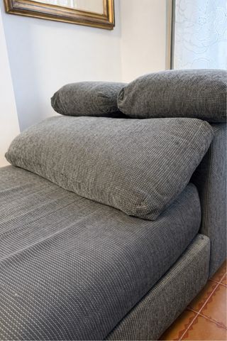 Sillón modular sofá gris 86x100x60 Buen estado