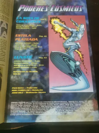 comics Estela Plateada