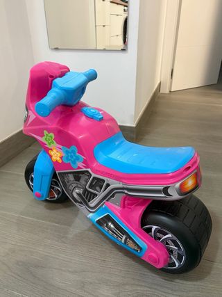 Moto correpasillos Molto Cross Rase Rosa bebé