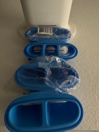 Croquetero Tupperware Azul + set de molde regalo
