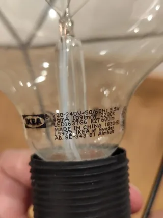 Lámpara de techo Ikea geométrica