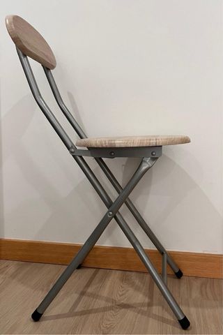 Pack 6 Sillas Plegables Madera y Metal