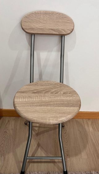 Pack 6 Sillas Plegables Madera y Metal