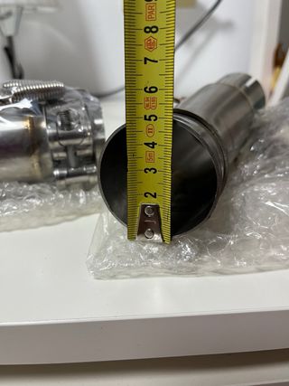 Enlace para escapes de moto