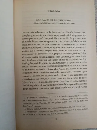 Libro. Juan Ramón Jiménez. Entrevistas