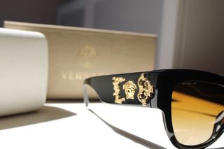 Occhiali Versace Donna Nero e Oro