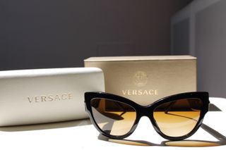 Occhiali Versace Donna Nero e Oro