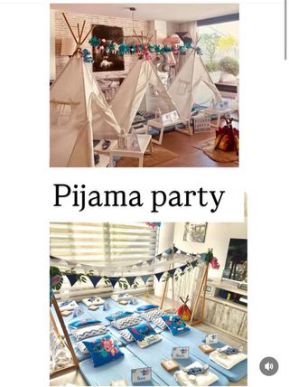 Fiesta Pijama para cumpleaños y eventos