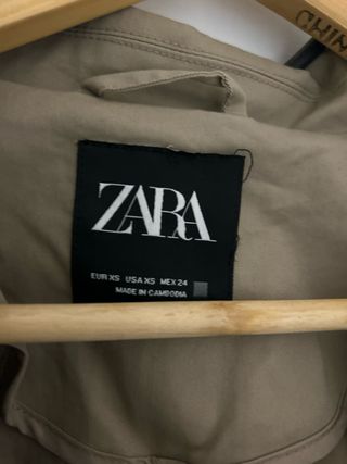 Gabardina Zara Beige