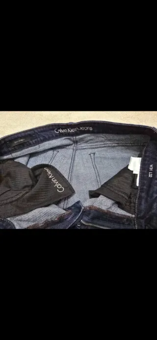 Jeans Calvin Klein W31 L32 Blu Scuro Nuovi