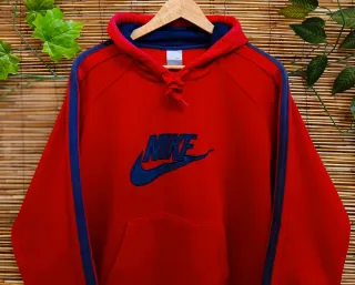 Sudadera Vintage Nike Roja Talla M