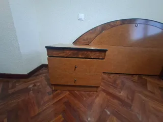 Juego Dormitorio Antiguo Madera