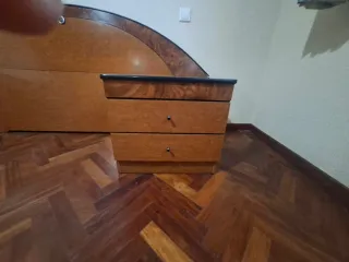 Juego Dormitorio Antiguo Madera