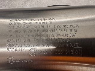 Tubo de escape BMW  C 650 Sport 2020