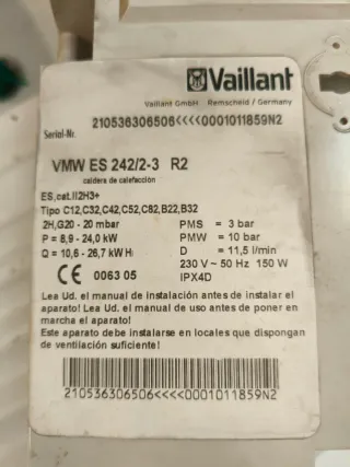 Placa Electrónica Vaillant VMW ES 242/2-3 R2