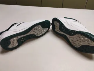 Zapatillas de golf Inesis blancas y verdes