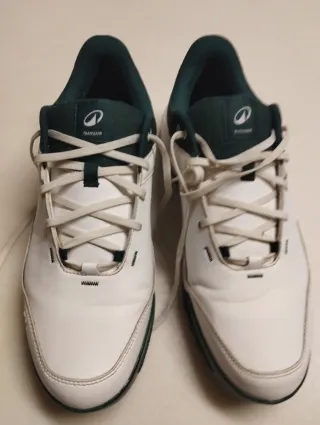 Zapatillas de golf Inesis blancas y verdes