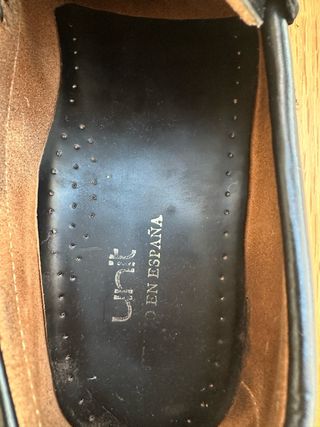 Mocasines de piel negros para hombre
